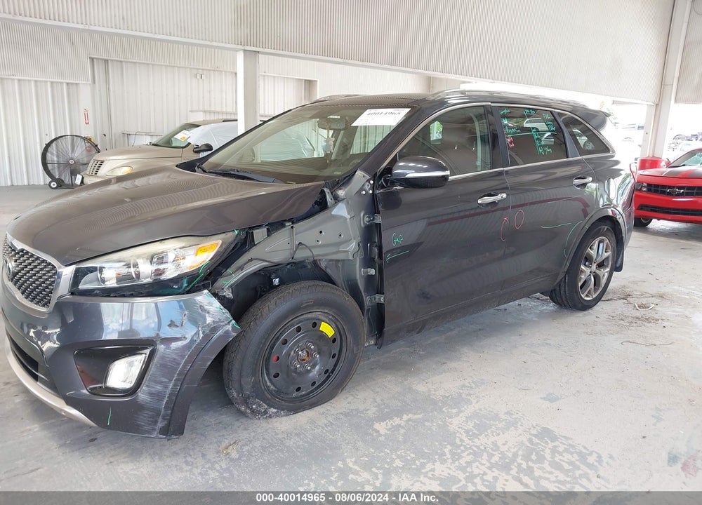 2017 KIA SORENTO 3.3L SX VIN: 5XYPK4A58HG284302