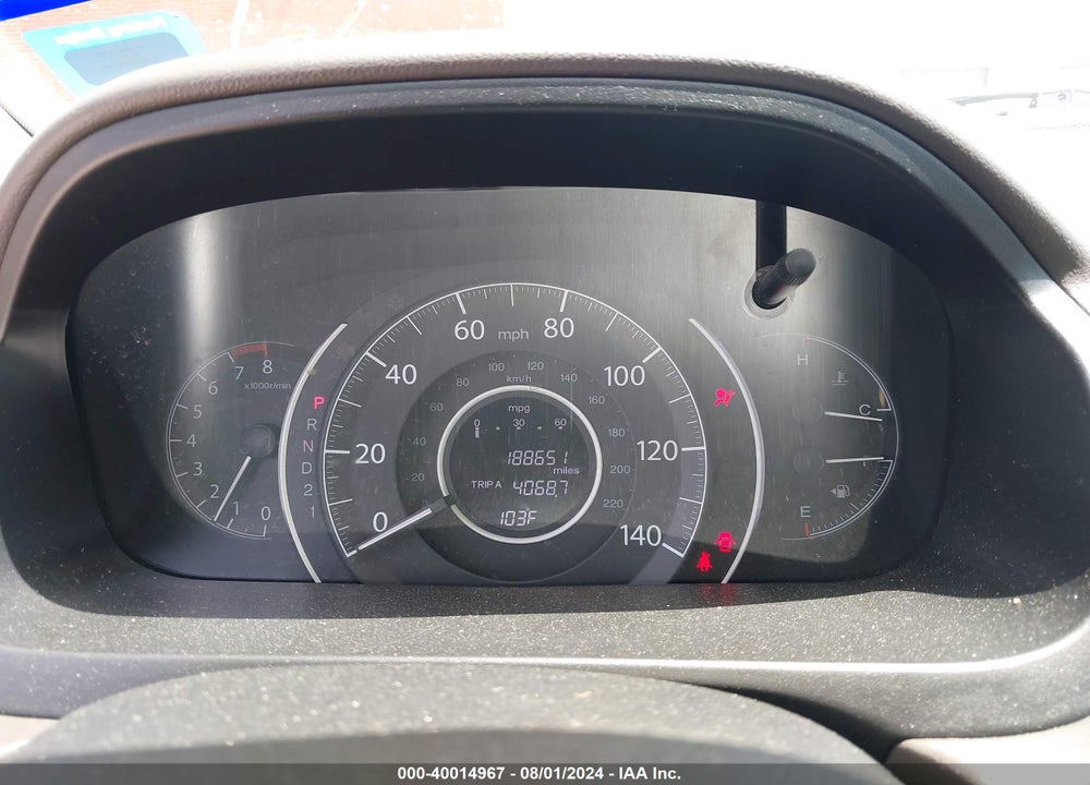 2014 HONDA CR-V EX-L VIN: 5J6RM4H75EL053295