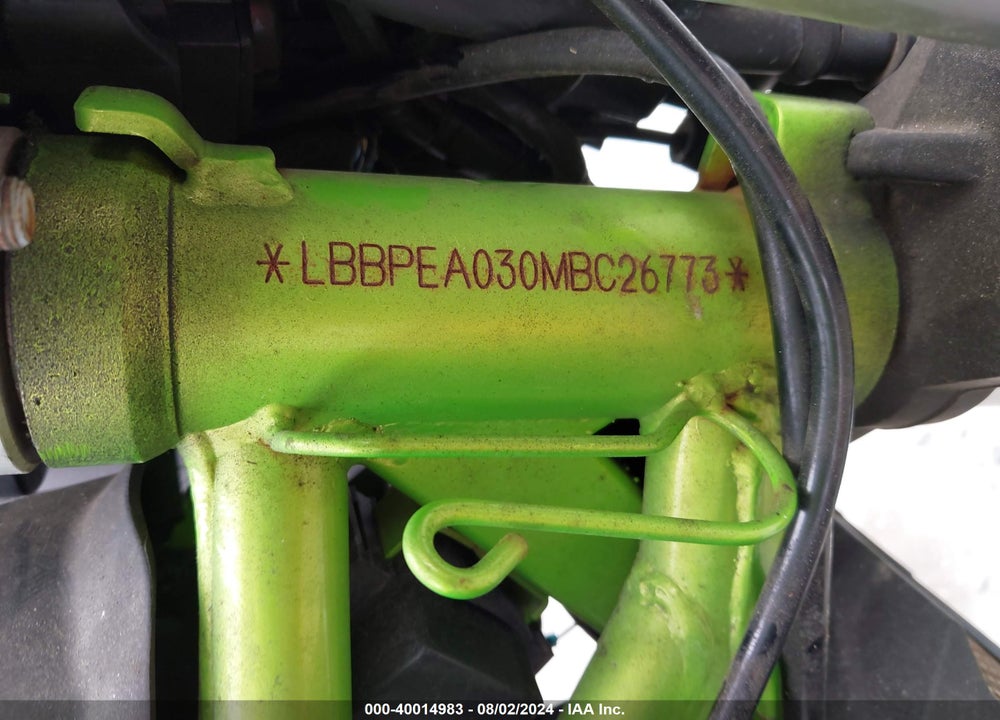 2021 BENELLI TNT135 VIN: LBBPEA030MBC26773