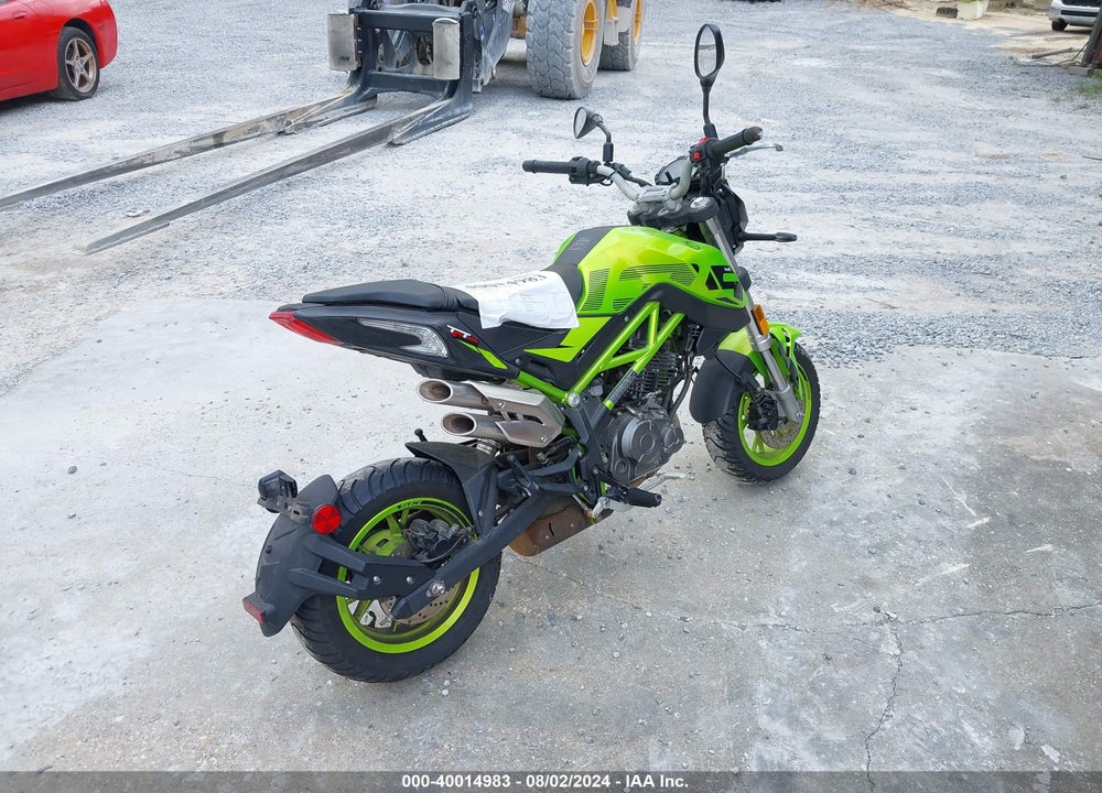 2021 BENELLI TNT135 VIN: LBBPEA030MBC26773