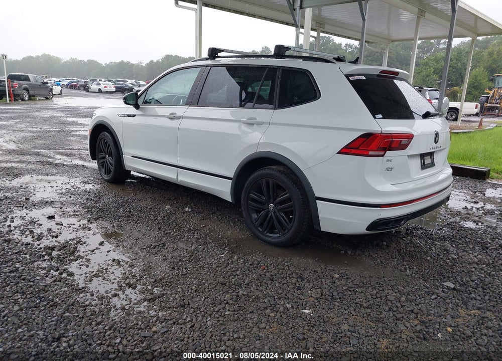 2022 VOLKSWAGEN TIGUAN 2.0T SE R-LINE BLACK VIN: 3VVCB7AXXNM108062