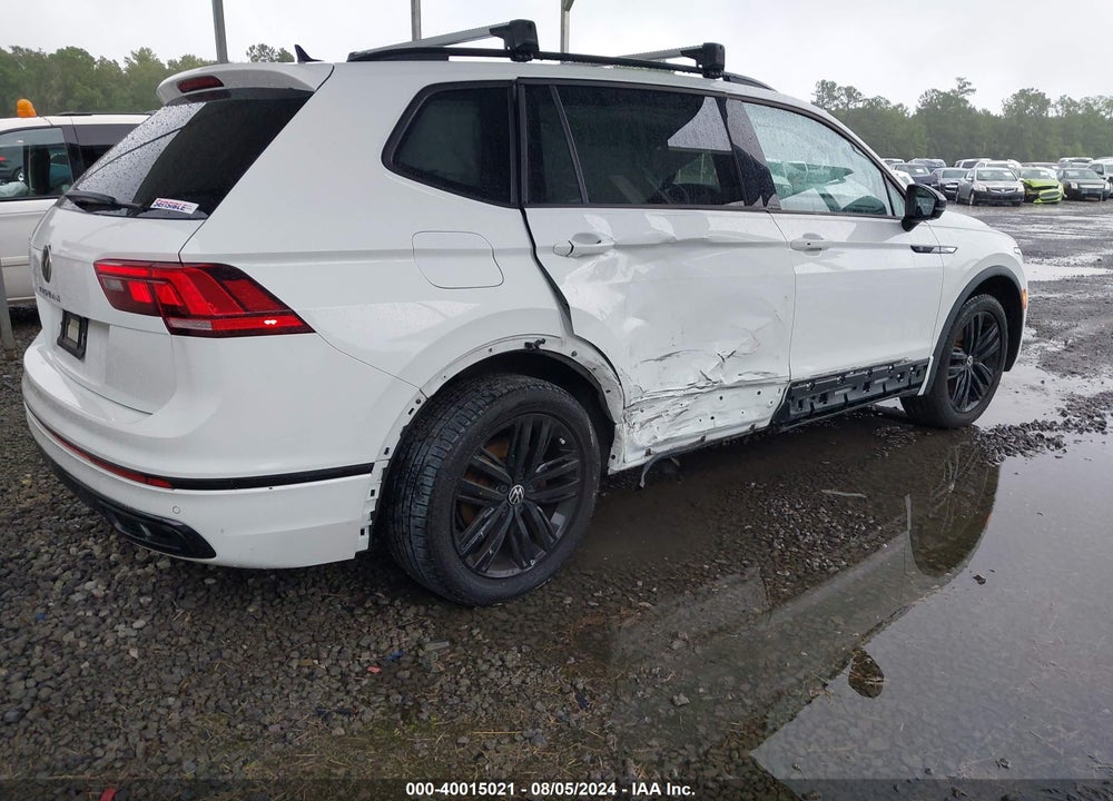 2022 VOLKSWAGEN TIGUAN 2.0T SE R-LINE BLACK VIN: 3VVCB7AXXNM108062