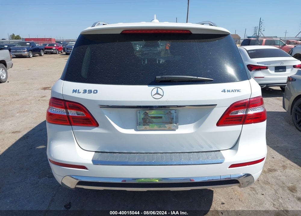 2014 MERCEDES-BENZ ML 350 4MATIC VIN: 4JGDA5HB1EA281420