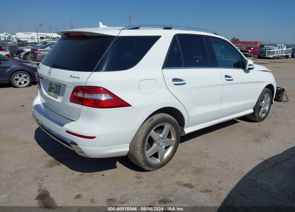 2014 MERCEDES-BENZ ML 350 4MATIC VIN: 4JGDA5HB1EA281420