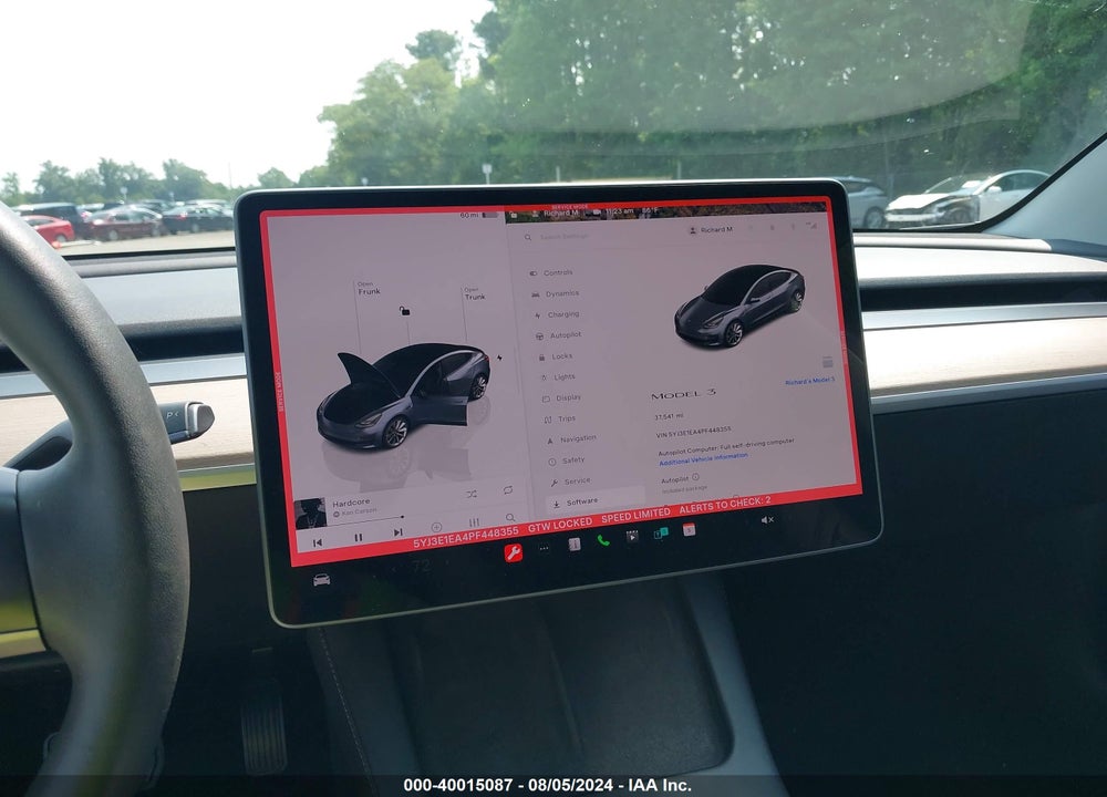 2023 TESLA MODEL 3 REAR-WHEEL DRIVE VIN: 5YJ3E1EA4PF448355