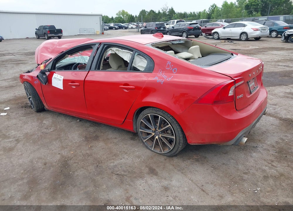 2017 VOLVO S60 T5 DYNAMIC VIN: YV126MFL4H2441575