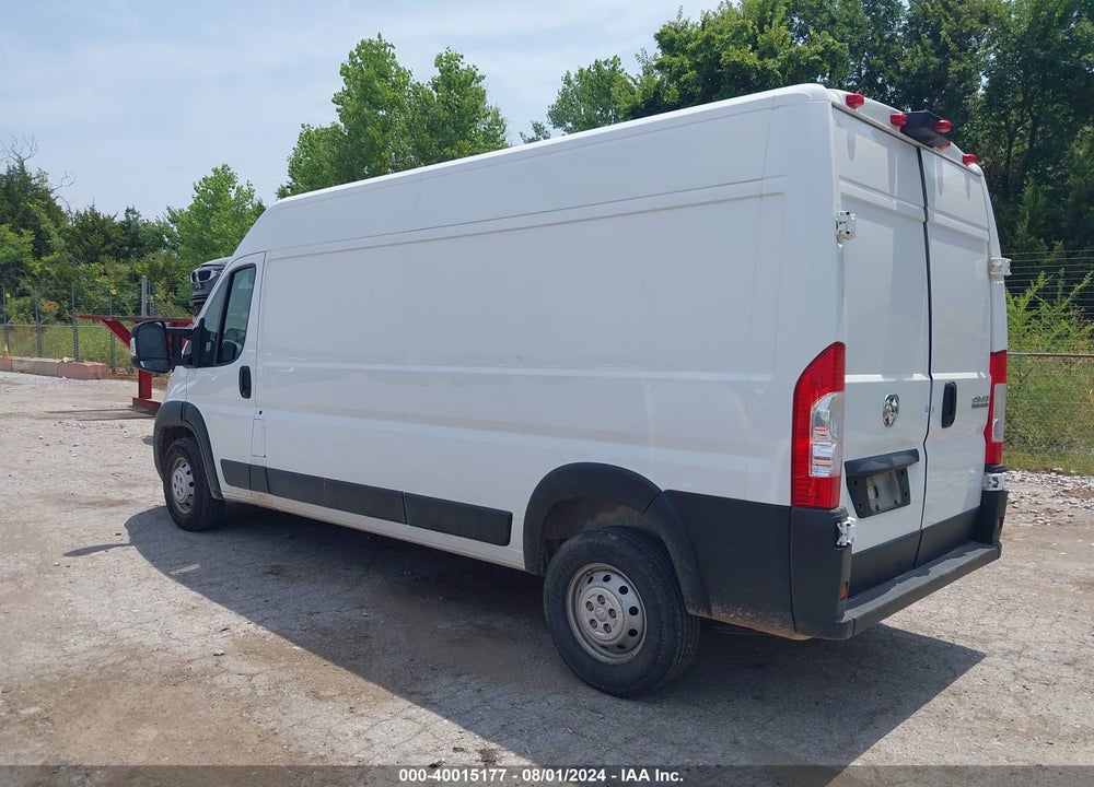 2023 RAM PROMASTER 2500 HIGH ROOF 159 WB VIN: 3C6LRVDG1PE563803
