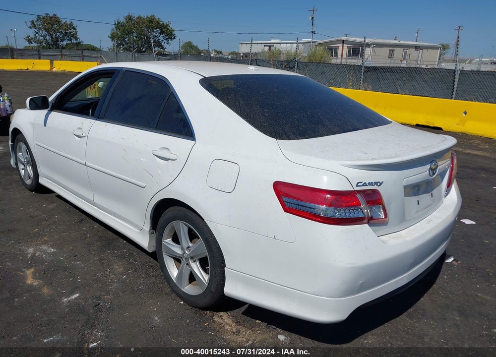 2011 TOYOTA CAMRY SE V6 VIN: 4T1BK3EK0BU610048