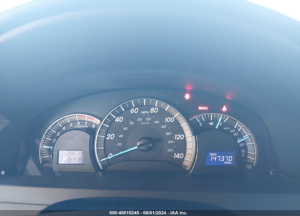 2012 TOYOTA CAMRY SE VIN: 4T1BF1FK6CU095999