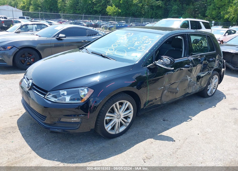 2016 VOLKSWAGEN GOLF TSI SE 4-DOOR VIN: 3VW217AU5GM035573