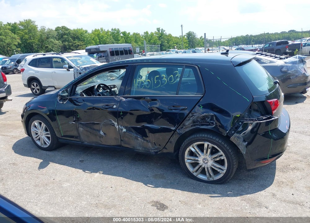 2016 VOLKSWAGEN GOLF TSI SE 4-DOOR VIN: 3VW217AU5GM035573