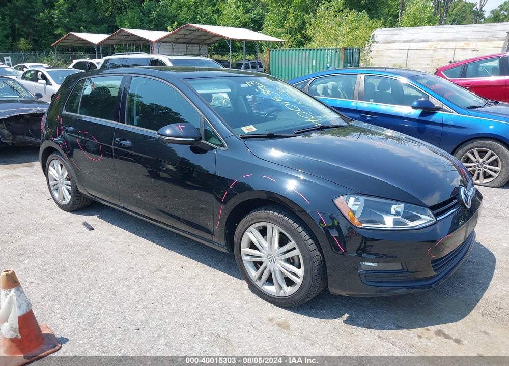 2016 VOLKSWAGEN GOLF TSI SE 4-DOOR VIN: 3VW217AU5GM035573