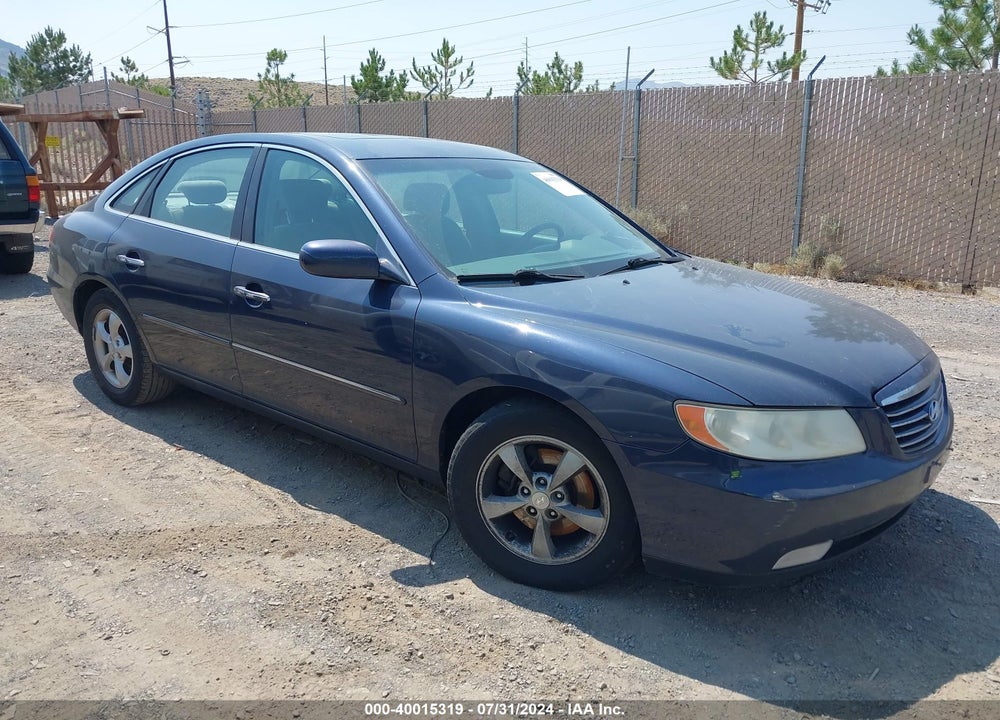2006 HYUNDAI AZERA LIMITED/SE VIN: KMHFC46F86A137187