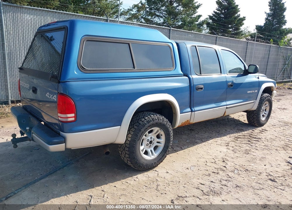 2002 DODGE DAKOTA SLT VIN: 1B7HG48N32S717361