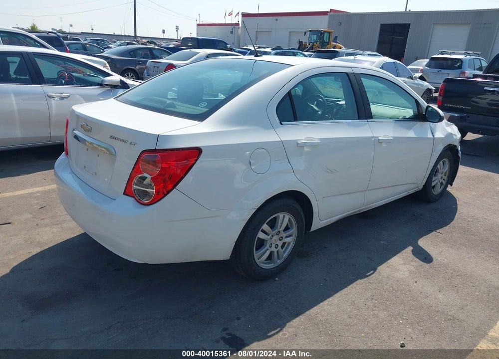 2012 CHEVROLET SONIC 2LT VIN: 1G1JC5SH3C4154803