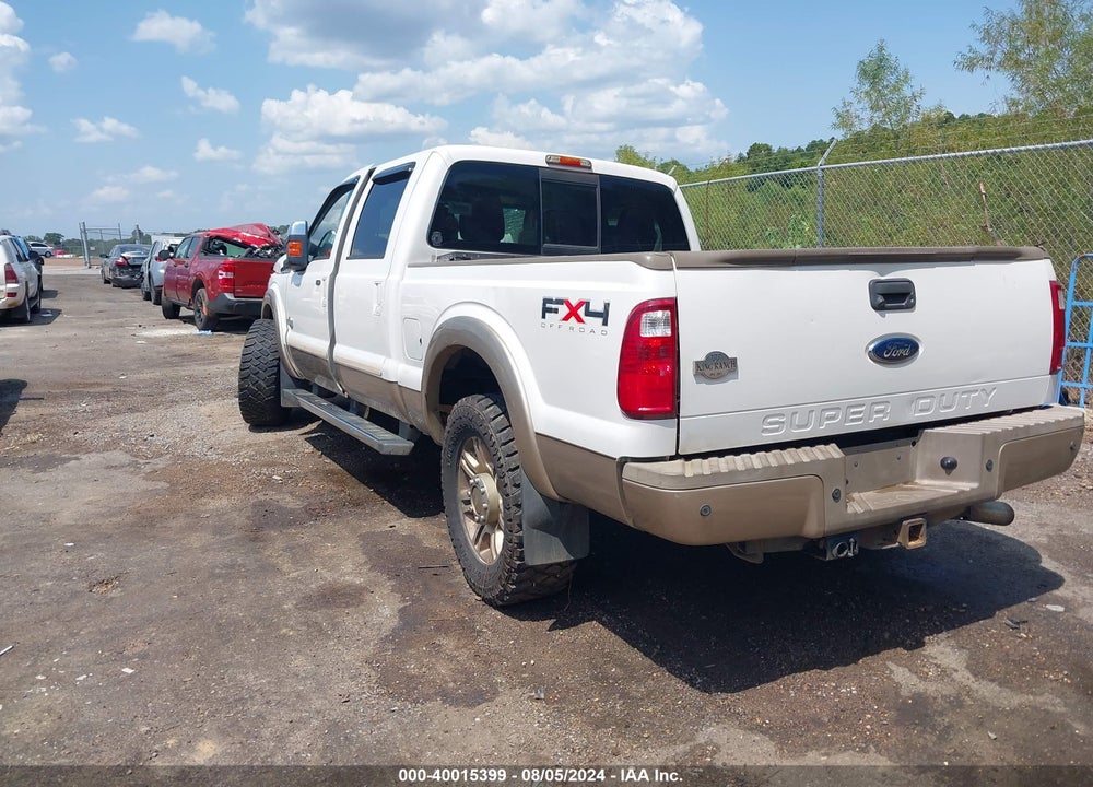 2011 FORD F-250 LARIAT VIN: 1FT7W2BT3BEB45023