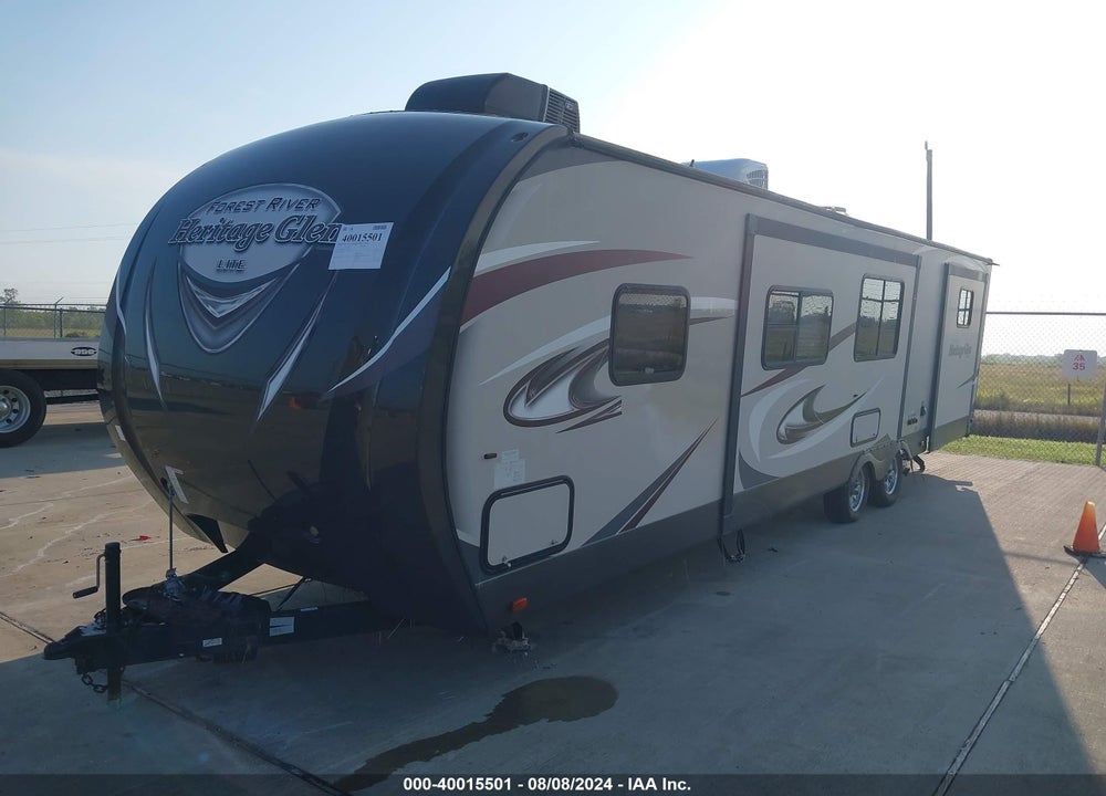 2015 FOREST RIVER WILDWOOD VIN: 4X4TWBG28FU007658