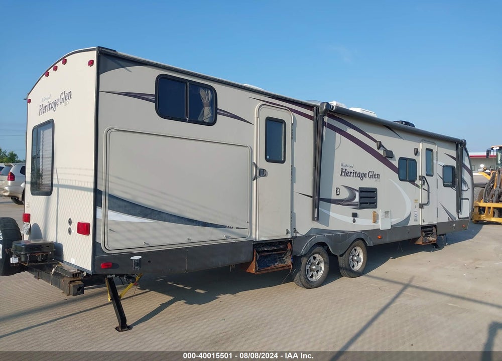 2015 FOREST RIVER WILDWOOD VIN: 4X4TWBG28FU007658