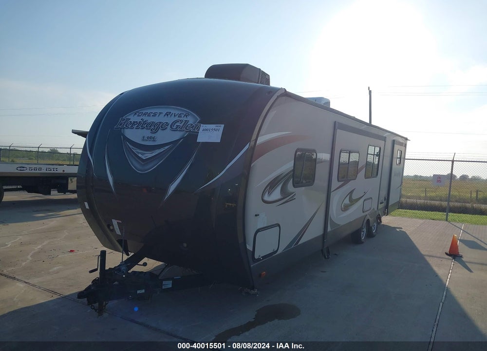 2015 FOREST RIVER WILDWOOD VIN: 4X4TWBG28FU007658