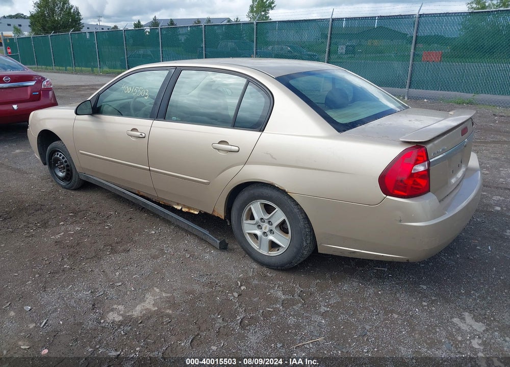 2005 CHEVROLET MALIBU LS VIN: 1G1ZT54875F256368