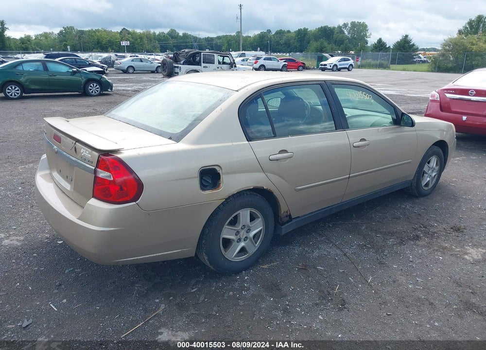 2005 CHEVROLET MALIBU LS VIN: 1G1ZT54875F256368
