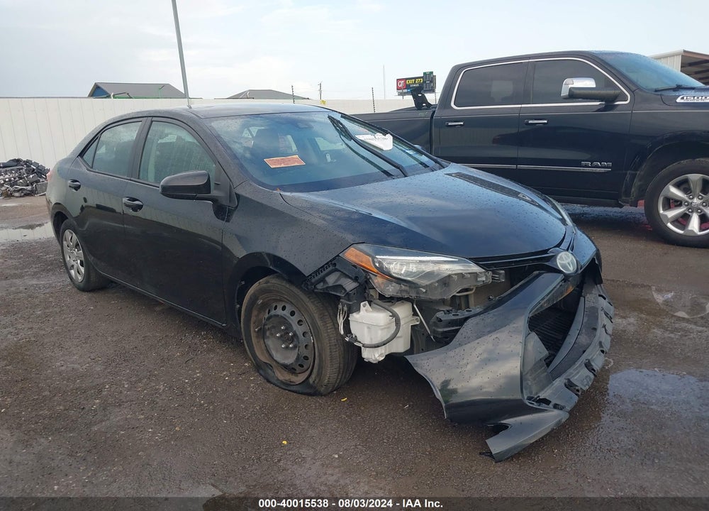 2018 TOYOTA COROLLA LE VIN: 2T1BURHE6JC073169