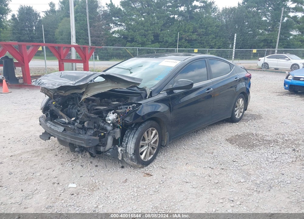 2015 HYUNDAI ELANTRA SE VIN: KMHDH4AE2FU258898