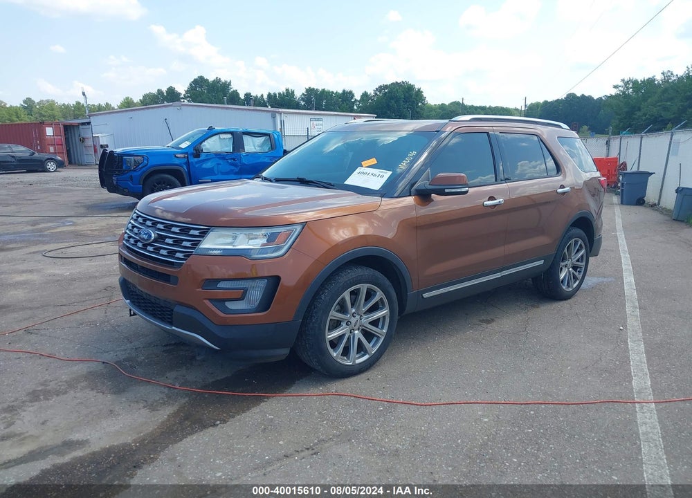 2017 FORD EXPLORER LIMITED VIN: 1FM5K8F81HGC93692