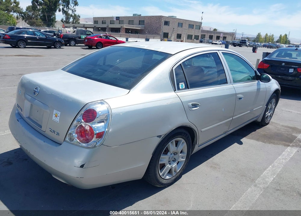 2005 NISSAN ALTIMA 2.5 S VIN: 1N4AL11D75N412273