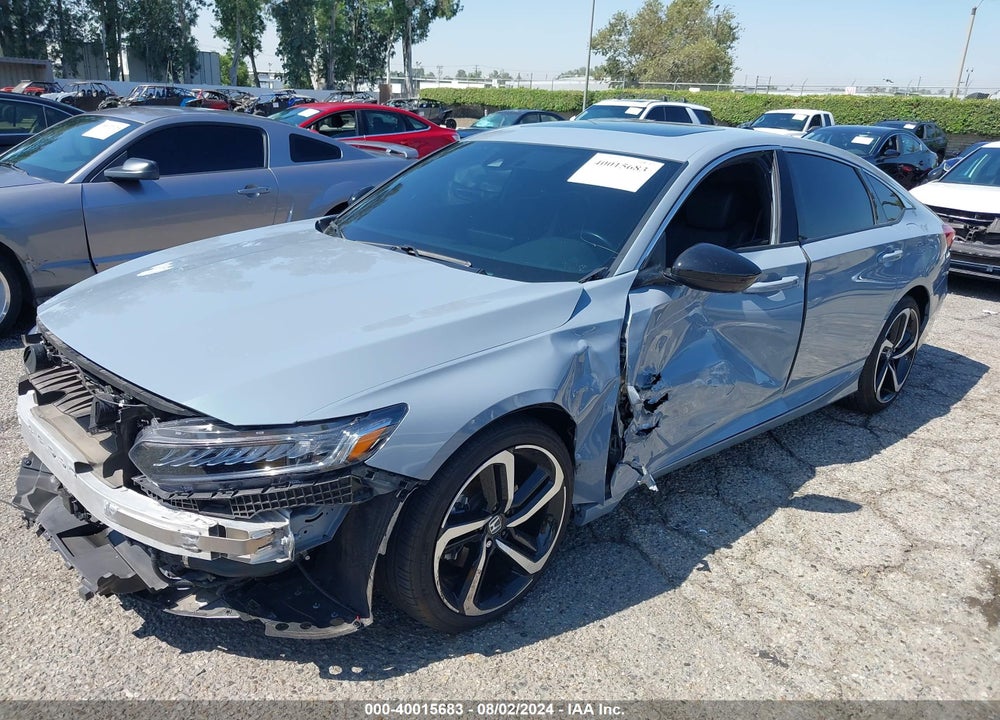 2022 HONDA ACCORD SPORT 2.0T VIN: 1HGCV2F34NA023196