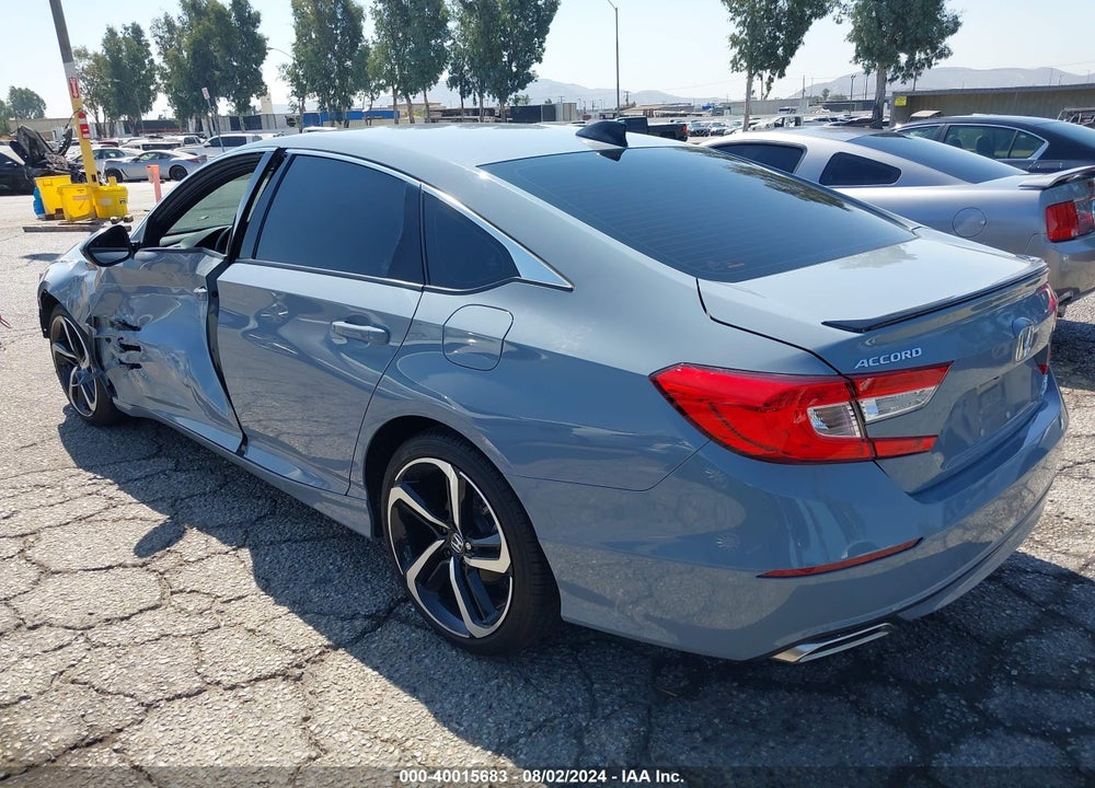 2022 HONDA ACCORD SPORT 2.0T VIN: 1HGCV2F34NA023196