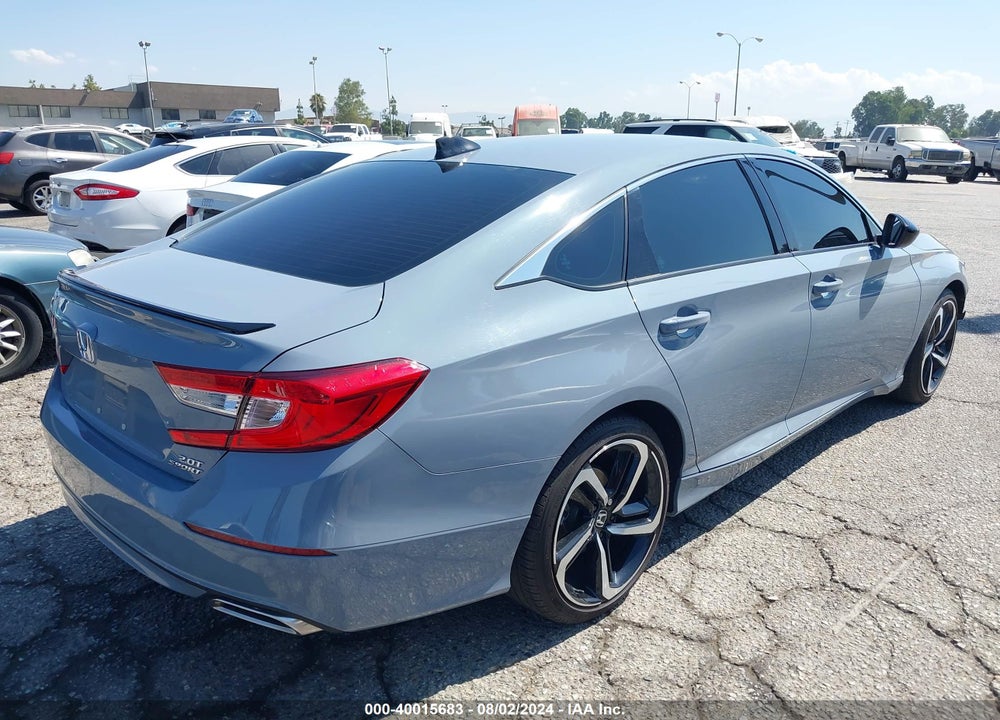 2022 HONDA ACCORD SPORT 2.0T VIN: 1HGCV2F34NA023196