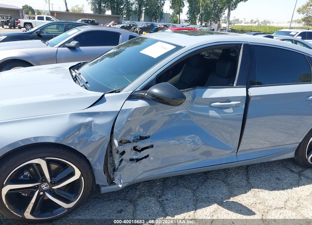 2022 HONDA ACCORD SPORT 2.0T VIN: 1HGCV2F34NA023196