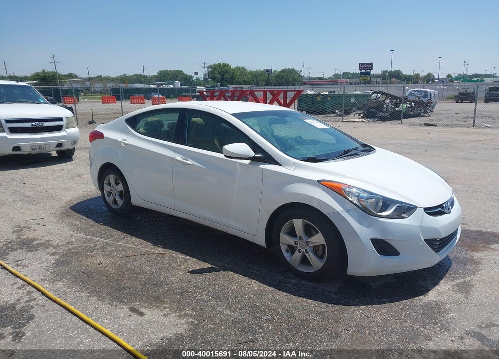 2013 HYUNDAI ELANTRA GLS VIN: 5NPDH4AE4DH359470