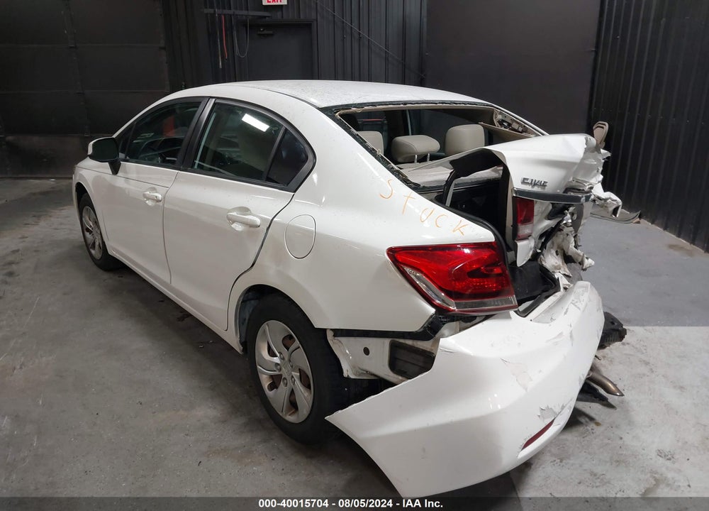 2013 HONDA CIVIC VIN: 19XFB2F50DE284648
