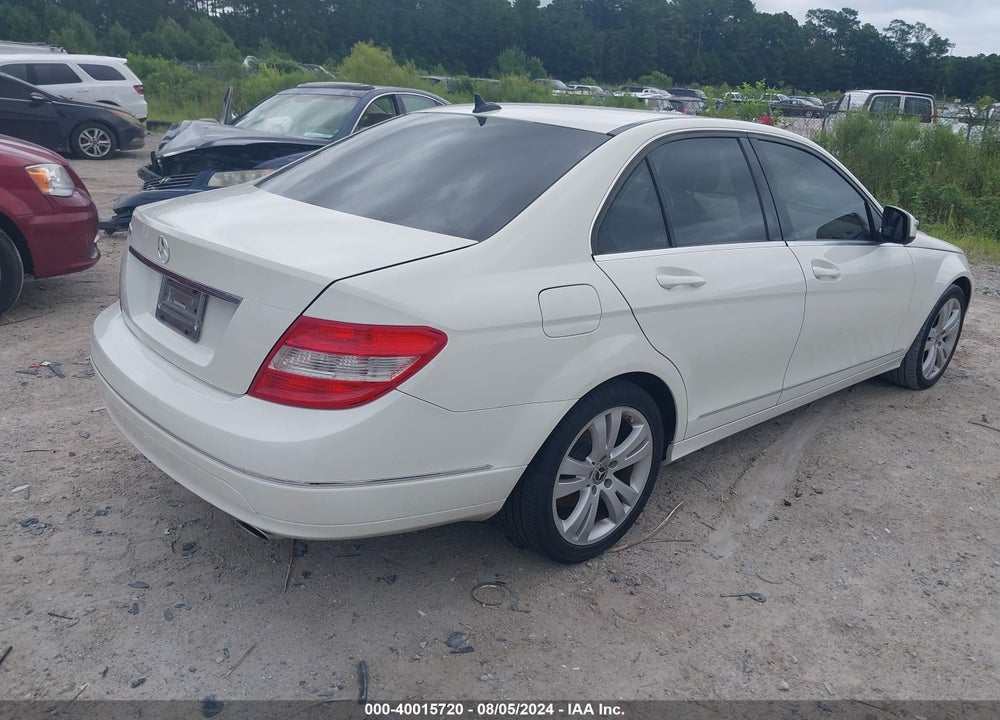 2008 MERCEDES-BENZ C 300 VIN: WDDGF54X38F064744
