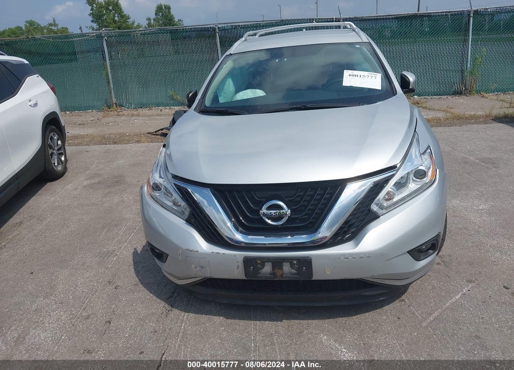 2016 NISSAN MURANO SL VIN: 5N1AZ2MH6GN167767