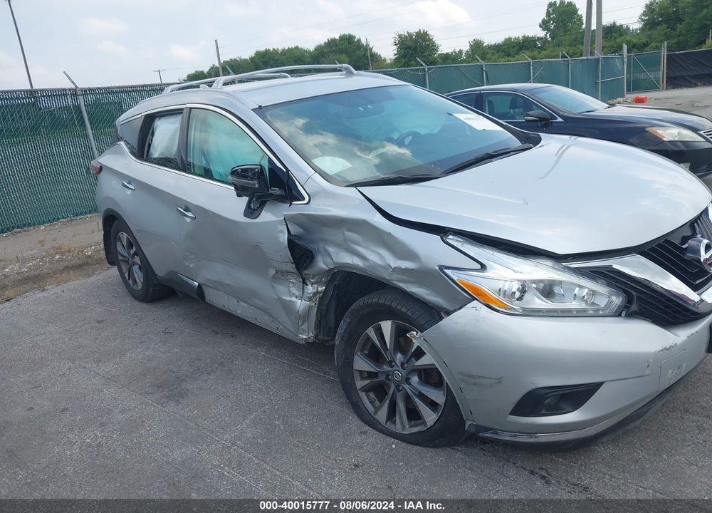 2016 NISSAN MURANO SL VIN: 5N1AZ2MH6GN167767