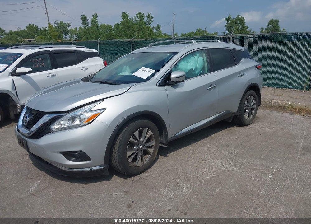 2016 NISSAN MURANO SL VIN: 5N1AZ2MH6GN167767