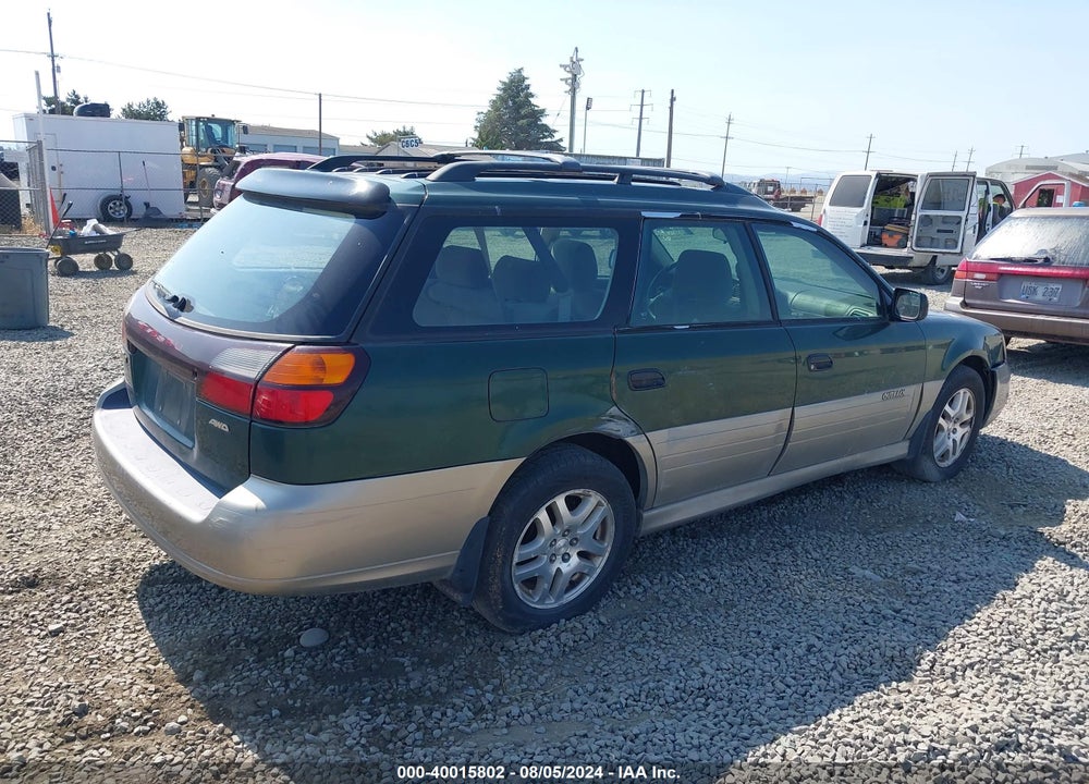 2001 SUBARU OUTBACK VIN: 4S3BH665817600622