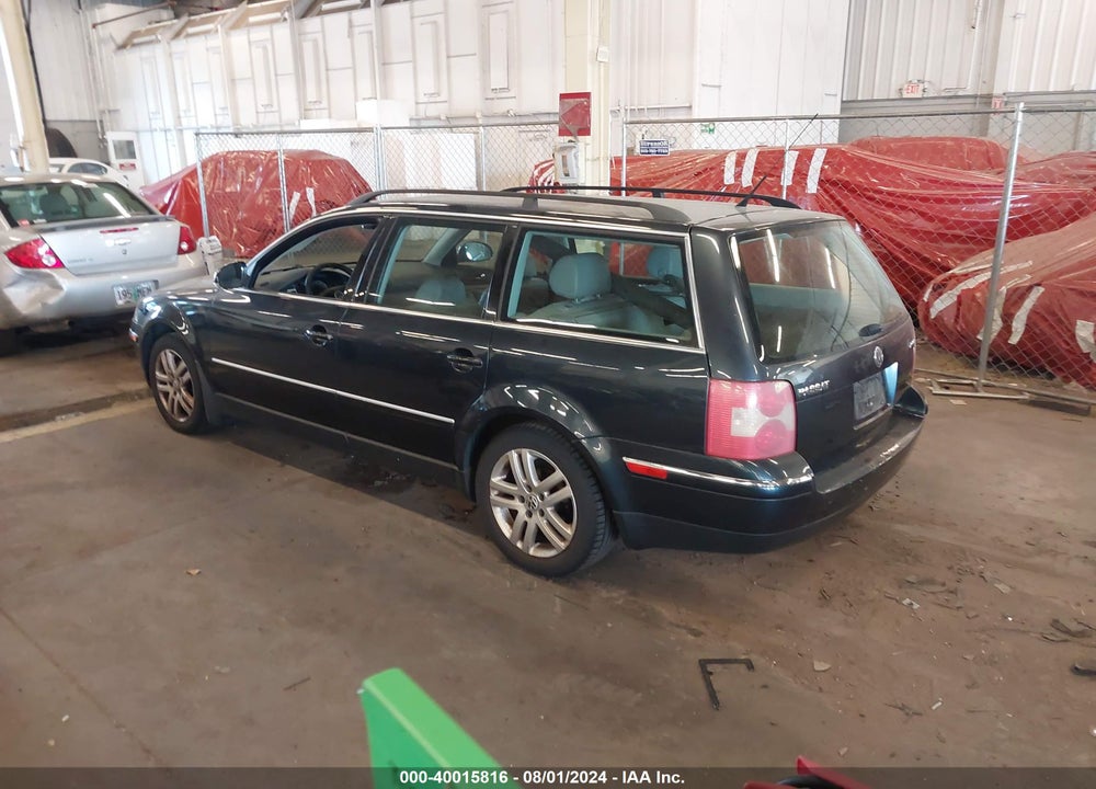 2005 VOLKSWAGEN PASSAT GLS VIN: WVWDD63B45E152539