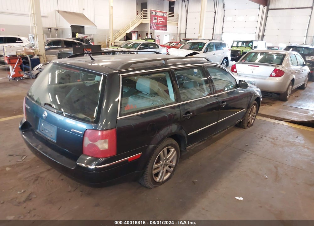 2005 VOLKSWAGEN PASSAT GLS VIN: WVWDD63B45E152539