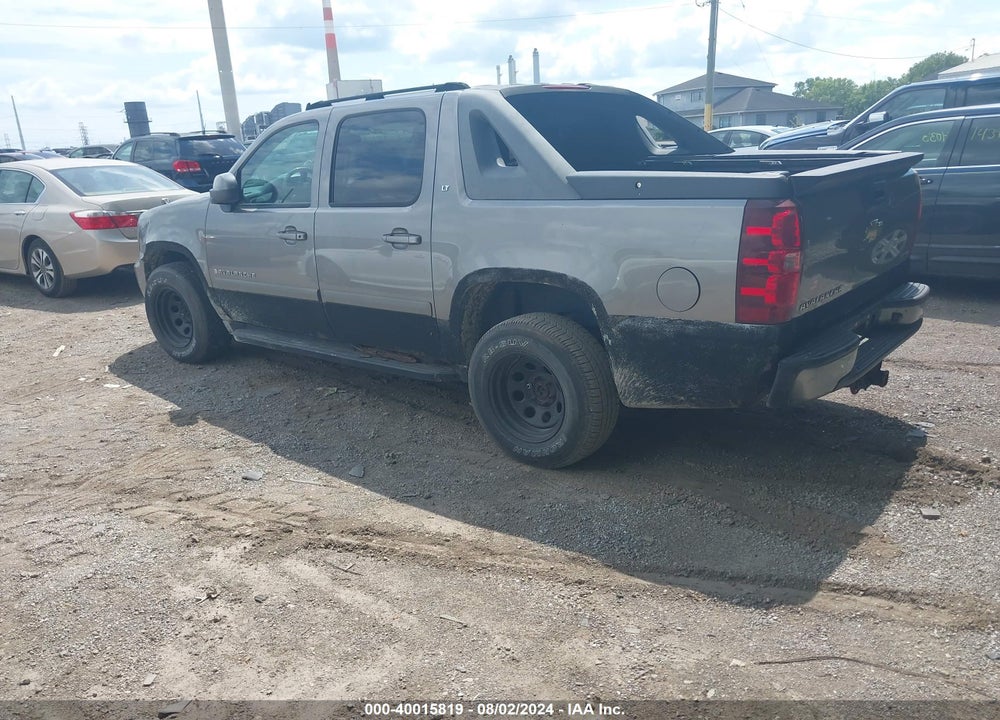 2007 CHEVROLET AVALANCHE 1500 LT VIN: 3GNFK12387G215205