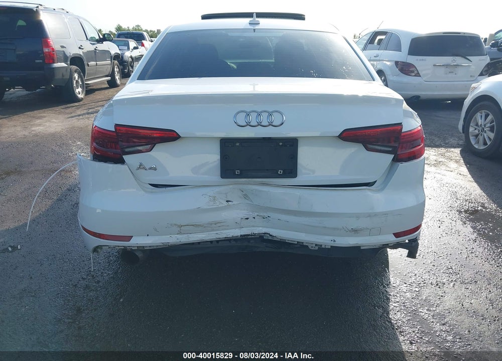 2017 AUDI A4 2.0T PREMIUM VIN: WAUGNAF43HN057868