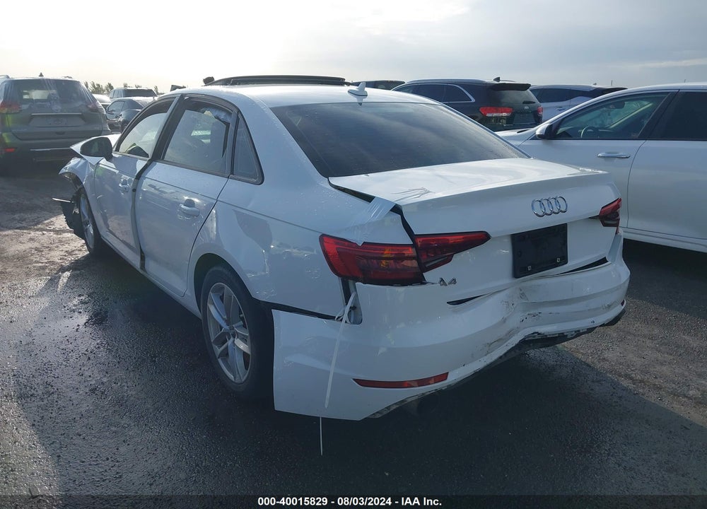 2017 AUDI A4 2.0T PREMIUM VIN: WAUGNAF43HN057868