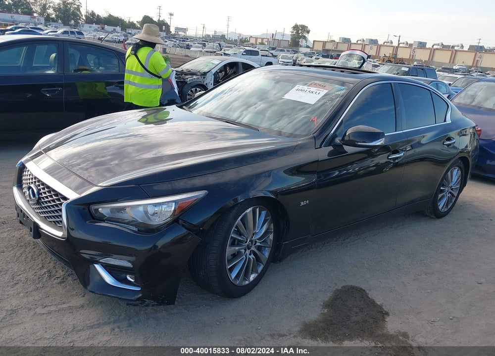 2019 INFINITI Q50 3.0T LUXE VIN: JN1EV7AP2KM543845