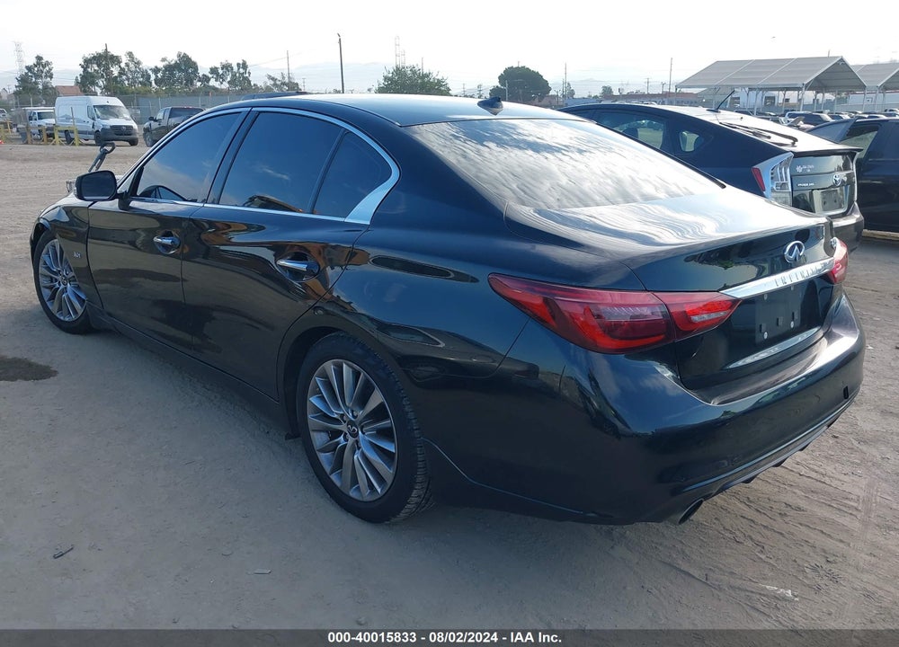 2019 INFINITI Q50 3.0T LUXE VIN: JN1EV7AP2KM543845