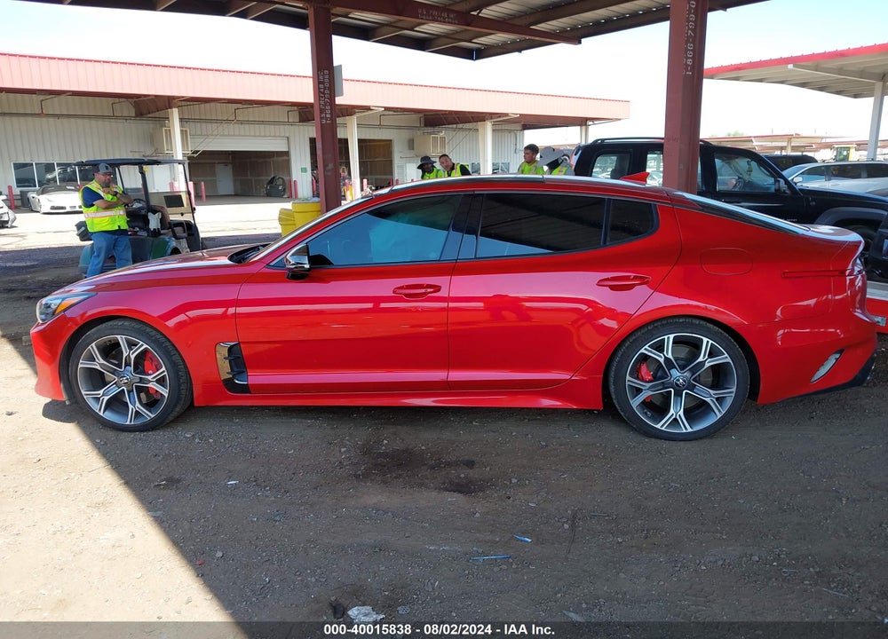 2018 KIA STINGER GT2 VIN: KNAE55LCXJ6033514