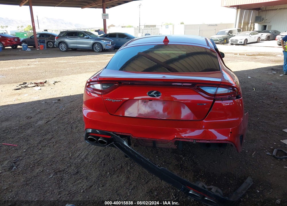 2018 KIA STINGER GT2 VIN: KNAE55LCXJ6033514