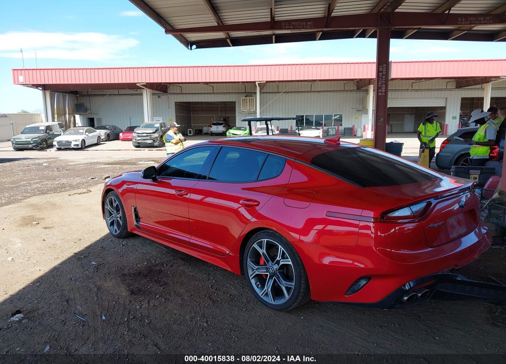 2018 KIA STINGER GT2 VIN: KNAE55LCXJ6033514